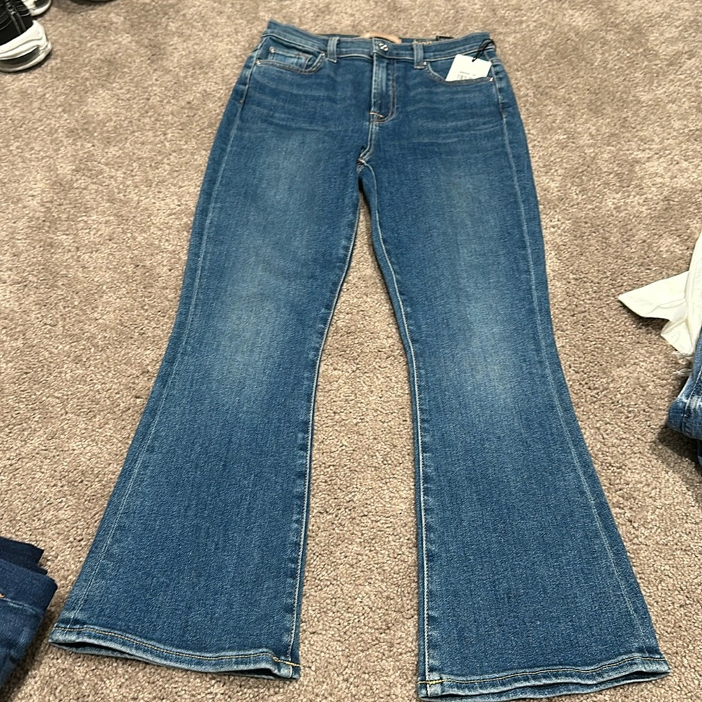 7 for all mankind high waist slim kick jeans NWT
